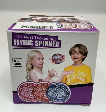 2 PACKS Flynova Pro Boomerang Flying Spinner Ball Toy Blue Made in China Ages 6+