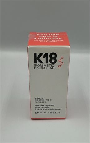 k18 leave-in molecular repair hair mask 50ml