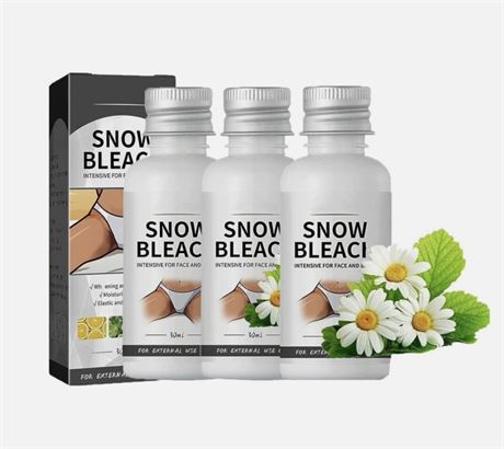 Jaysuing Snow Bleach Cream 3-Pack for Intimate Areas Underarm