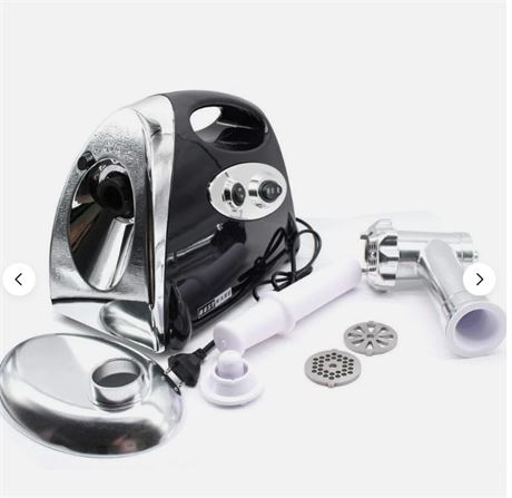 2800W Electric Meat Grinder 3 Hole Sausage Filler Electric Sausage Machine Black