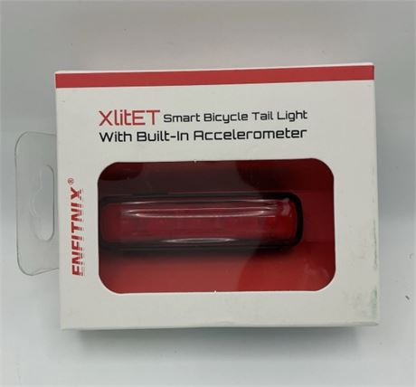 Enfitnix XliteT Bicycle Tail Light WITH Built In Accelerometer