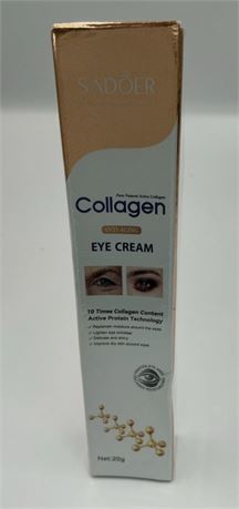 SADOER Collagen Eye Cream Skincare anti Dark Circles Eye Bags Firming Moisturizi