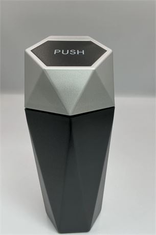 Mini Car Trash Bin Silver