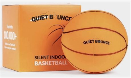 Quiet Bounce Ninja Silent Basketball Soft Foam Indoor Hoop Play