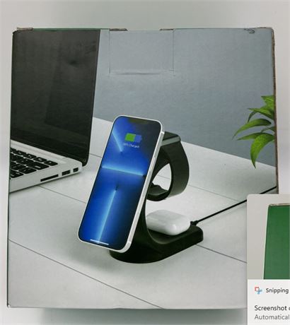 3-in-1 Magnetic Wireless Charger Stand Fast Charging
