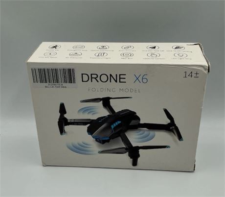 XKRC X6 Foldable Drone Optical Positioning Incl. 3 x Batteries (NEW)