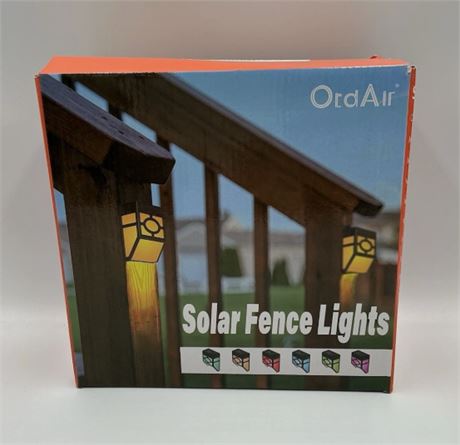 solar fence lights