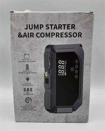 JUMP STARTER &AIR COMPRESSOR