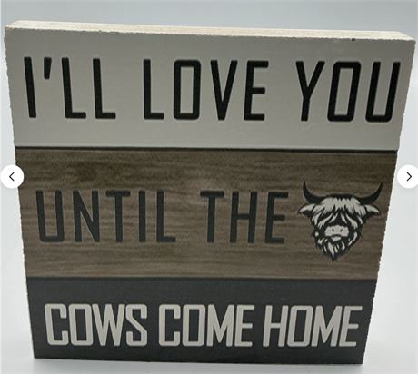 2 PCs Funny Quote Plaque MB75085