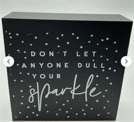 2 pcs Don’t Let Anyone Dull Your Sparkle D05455