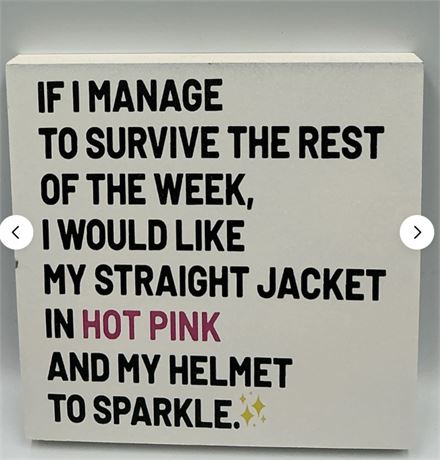 2pcs Desk Sign MB22811