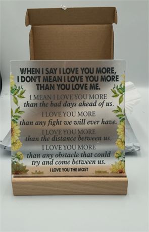 2 Pc Sweet Message Home Decor Y64388