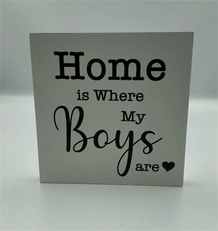 2 Pc Wooden Home Sign MB32481