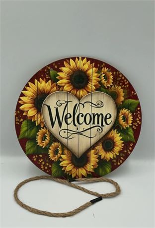 2 Pc Hanging Welcome Sign C69672
