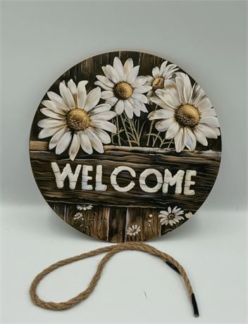 2 Pc Hanging Welcome Sign C98649