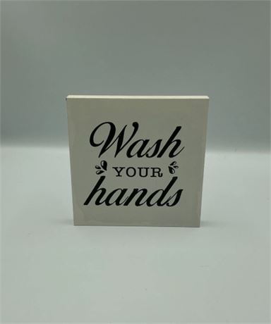2 Pc Wash Your Hand Sign MB063869