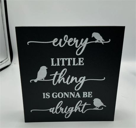 2 Pc Life Appreciation Sign D04518