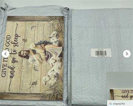 2 Pc Give It To God Wall Frame YG76726