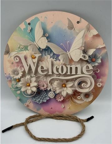 2 PCs Welcome Sign C21895