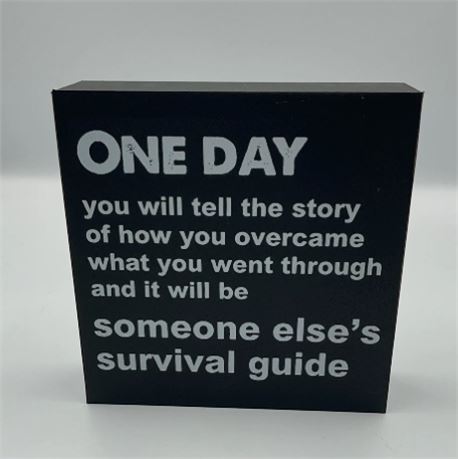 2 Pc Motivational Quote Plaque D30449