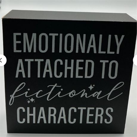 2 pcs Wooden Sign with Popular Quote D64384