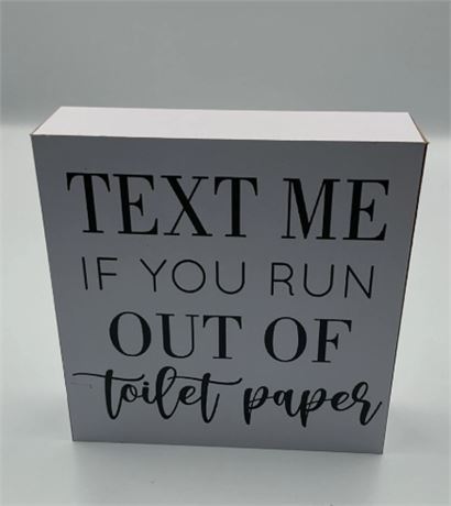 2 Pc Funny Quote Wooden Plaque D74553