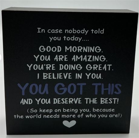 2 pcs Motivational Quote Sign D75631
