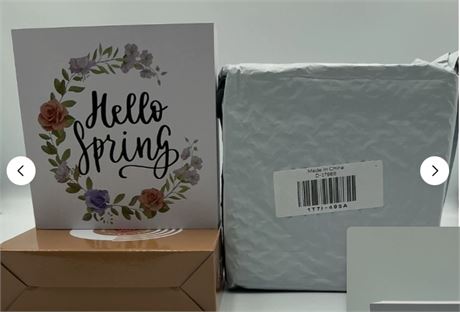 2 pc hello spring sign D1798