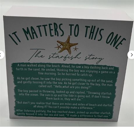 2 pcs Motivational Quote Plaque D11084