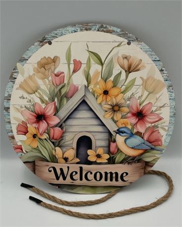 2 Pc Hanging Welcome Sign C316983
