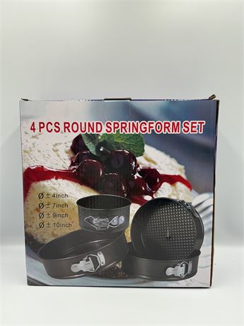 4pcs round spring form set