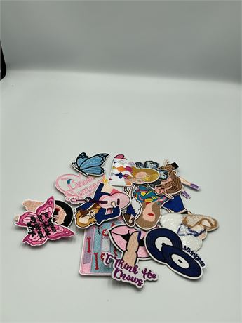 18pcs Iron on patches for cloth